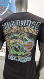 H-D Flag Long Logo Mns T