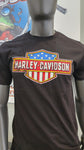 H-D Flag Long Logo Mns T