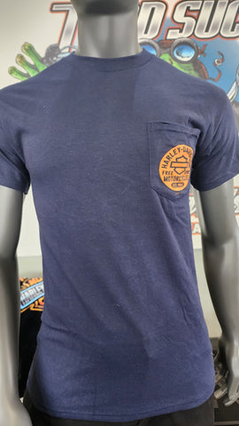 Hd Plaque S/S Pkt Mens
