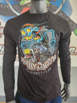 Skull Fun Ride Mns Ls T