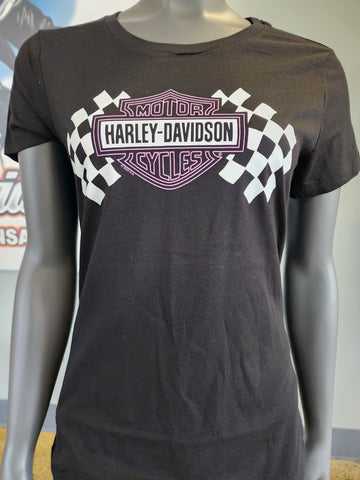 H-D Checkered Flags Wms T