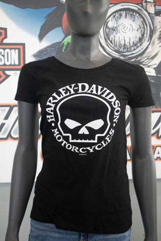 Hd Wg Skull S/S Wmns