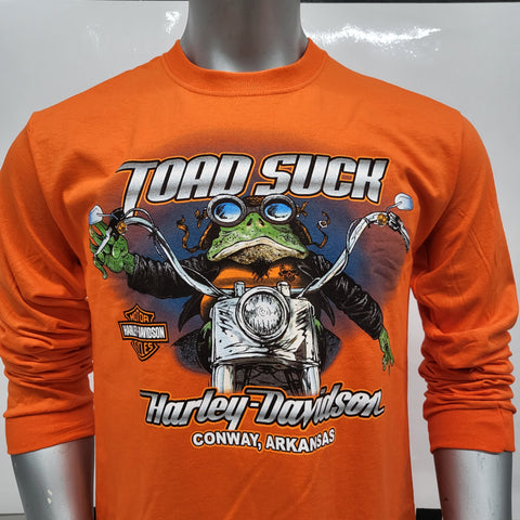The Toad Suck Signature Long Sleeve in Orange